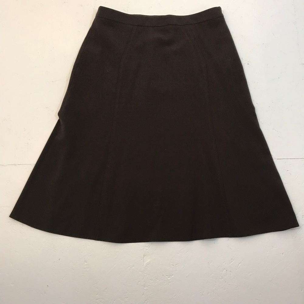 Patrick Gerard Dark Brown SZ 40 Skirt